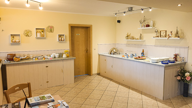 Frühstücksraum Pension Hanni